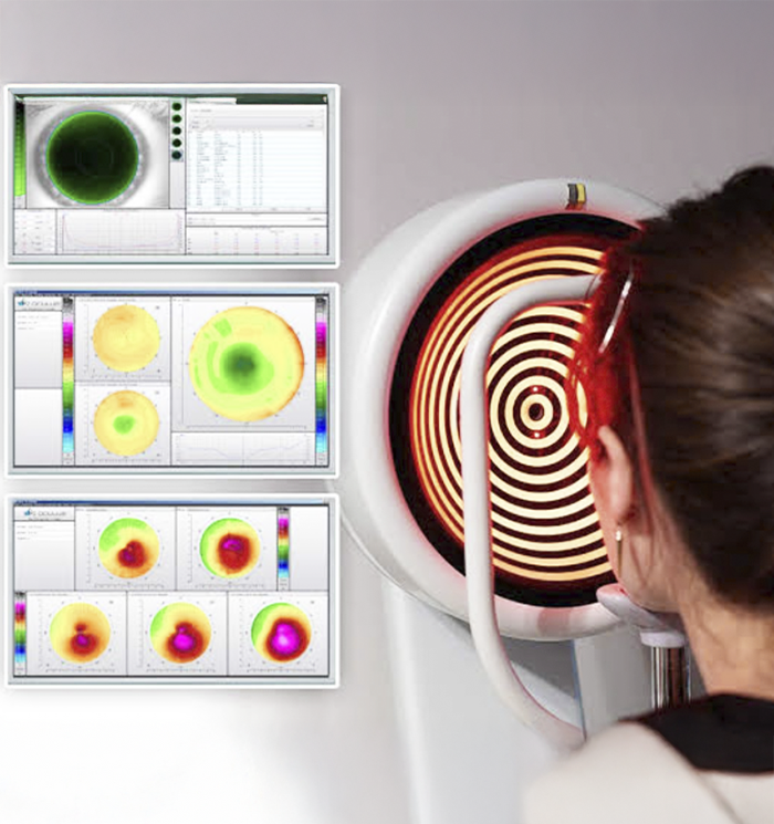 Cirugía oftalmológica en quirófano